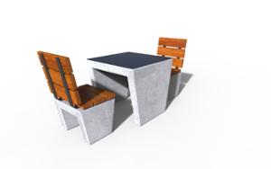 straatmeubilair, overige, beton, glad beton, tafel, schaken