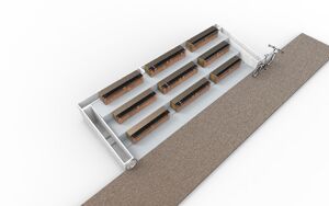 straatmeubilair, plantenbak, bank, zitbanken, leasure and rest, mobiel (compatibel met transpallet), parklet, fietsenrekken, tafel