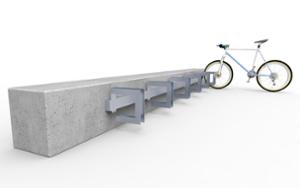 straatmeubilair, bevestigd aan de muur, moduleerbaar, voor wiel, fietsenrek, meerdere stands