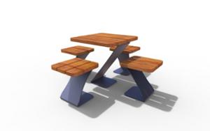 mała architektura, inne, jednoosobowe, komplet piknikowy, ława, siedzisko z drewna, stół, szachy