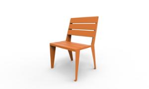 mała architektura, fotel / krzesło, jednoosobowe, ławka, logo, oparcie ze stali, siedzisko ze stali