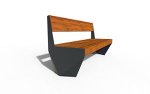 mała architektura, ławka, siedzisko z drewna