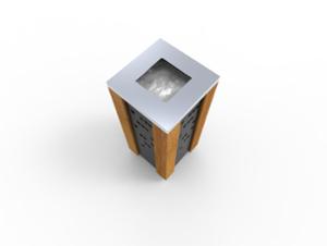 mobilier stradal, cos de gunoi