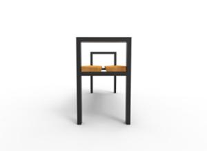 mobilier stradal, banca, logo, cotiera, scaune din lemn