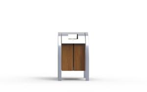 mobilier stradal, cos de gunoi, logo, scrumiera de siguranta