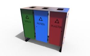 mobilier stradal, cos de gunoi, logo, modular, segregare completa, segregarea preliminara