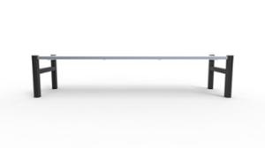mobilier stradal, banca, scaune din otel