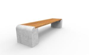 mobilier stradal, banca, beton, beton finisat, beton turnat, scaune din lemn
