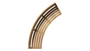 mobilier stradal, sezuturi, pret per 1 metru, lungimea masurata pe partea mai lunga, lemn, logo, spatar din lemn, curbat, scaune din lemn