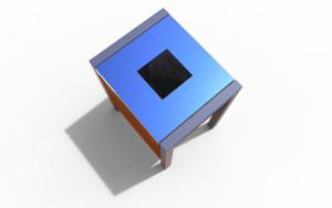 mobilier stradal, cos de gunoi, logo