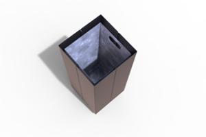 mobilier stradal, cos de gunoi