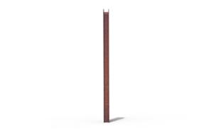 mobilier stradal, bolard, corten, otel