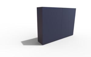 mobilier stradal, jardiniera, corten, rectangular, otel