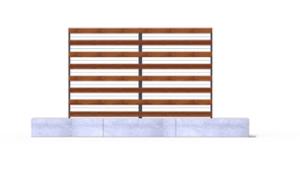 mobilier stradal, altele, beton, beton finisat, atasat la perete, spalier