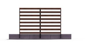 mobilier stradal, altele, beton, beton finisat, atasat la perete, spalier