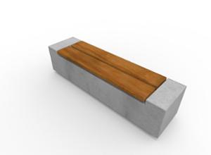 mobilier stradal, banca, beton, beton finisat, partea de sus a zidului, scaune din lemn