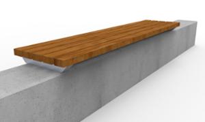 mobilier stradal, banca, beton, beton finisat, partea de sus a zidului, scaune din lemn