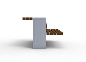 mobilier stradal, jardiniera, banca, sezuturi, logo, spatar din lemn, scaune din lemn