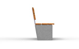 mobilier stradal, sezuturi, beton, beton finisat, partea de sus a zidului, spatar din lemn, scaune din lemn