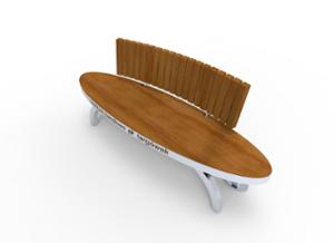 mobilier stradal, sezuturi, logo, spatar din lemn, scaune din lemn