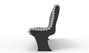 mobilier stradal, sezuturi, scaune din otel, otel