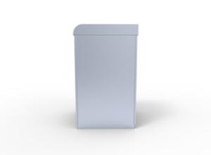 mobilier stradal, cos de gunoi, pentru tavi, logo, diafragma laterala