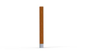 mobilier stradal, bolard, lemn