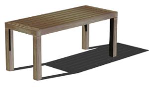 mobilier stradal, altele, lemn, masa