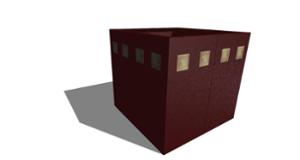 mobilier stradal, jardiniera, corten, logo, rectangular, otel