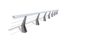 mobilier stradal, altele, bariera, gard, otel