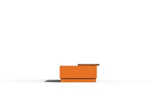 mobilier stradal, jardiniera, banca, corten, scaune din lemn