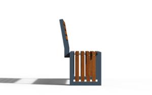 mobilier stradal, sezuturi, logo, spatar din lemn, scaune din lemn