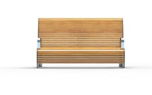 mobilier stradal, sezuturi, spatar din lemn, scaune din lemn, spatar inalt