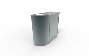 mobilier stradal, cos de gunoi, pentru tavi, foodcourt, segregare completa, multifunctionala, diafragma laterala, deseuri lichide