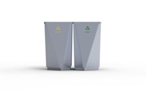 mobilier stradal, cos de gunoi, segregare completa