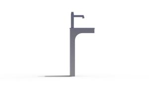 mobilier stradal, altele, accesibil pentru persoane cu handicap, cismea de baut, otel