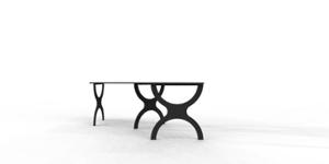 mobilier stradal, banca, curbat, scaune din otel