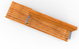 mobilier stradal, banca, sezuturi, modular, spatar din lemn, cotiera, scaune din lemn