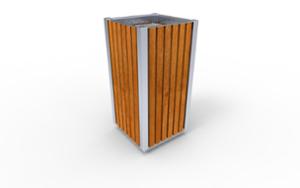 mobilier stradal, cos de gunoi, rectangular