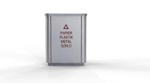 mobilier stradal, cos de gunoi, logo, scrumiera de siguranta, segregarea preliminara