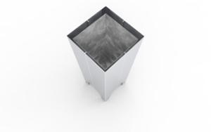 mobilier stradal, cos de gunoi, logo