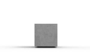 mobilier stradal, jardiniera, beton, beton finisat, rectangular