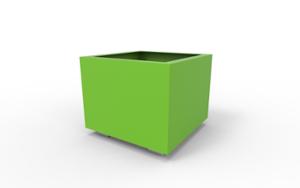 mobilier stradal, jardiniera, mobile (compatibil pentru mufa de jante), rectangular, otel