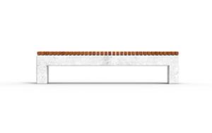 mobilier stradal, banca, beton, beton finisat, scanduri orizontale, scaune din lemn