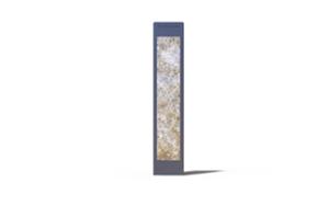 mobilier stradal, bolard, granit, logo