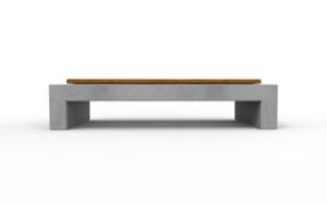 mobilier stradal, banca, beton, beton finisat, scaune din lemn