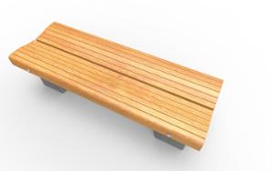 mobilier stradal, banca, beton, beton finisat, scaune din lemn