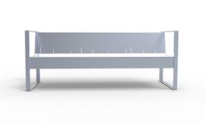 mobilier stradal, sezuturi, logo, spatar din otel, cotiera, scaune din otel