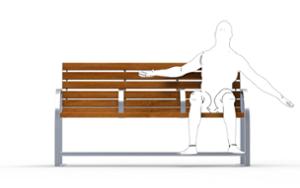 mobilier stradal, sezuturi, pentru persoanele in varsta, spatar din lemn, cotiera, scaune din lemn