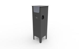 mobilier stradal, cos de gunoi, pentru canini